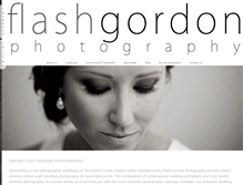 Tablet Screenshot of flashgordonphotography.com.au